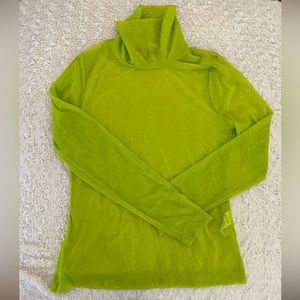 White House Black Market Mesh Turtleneck